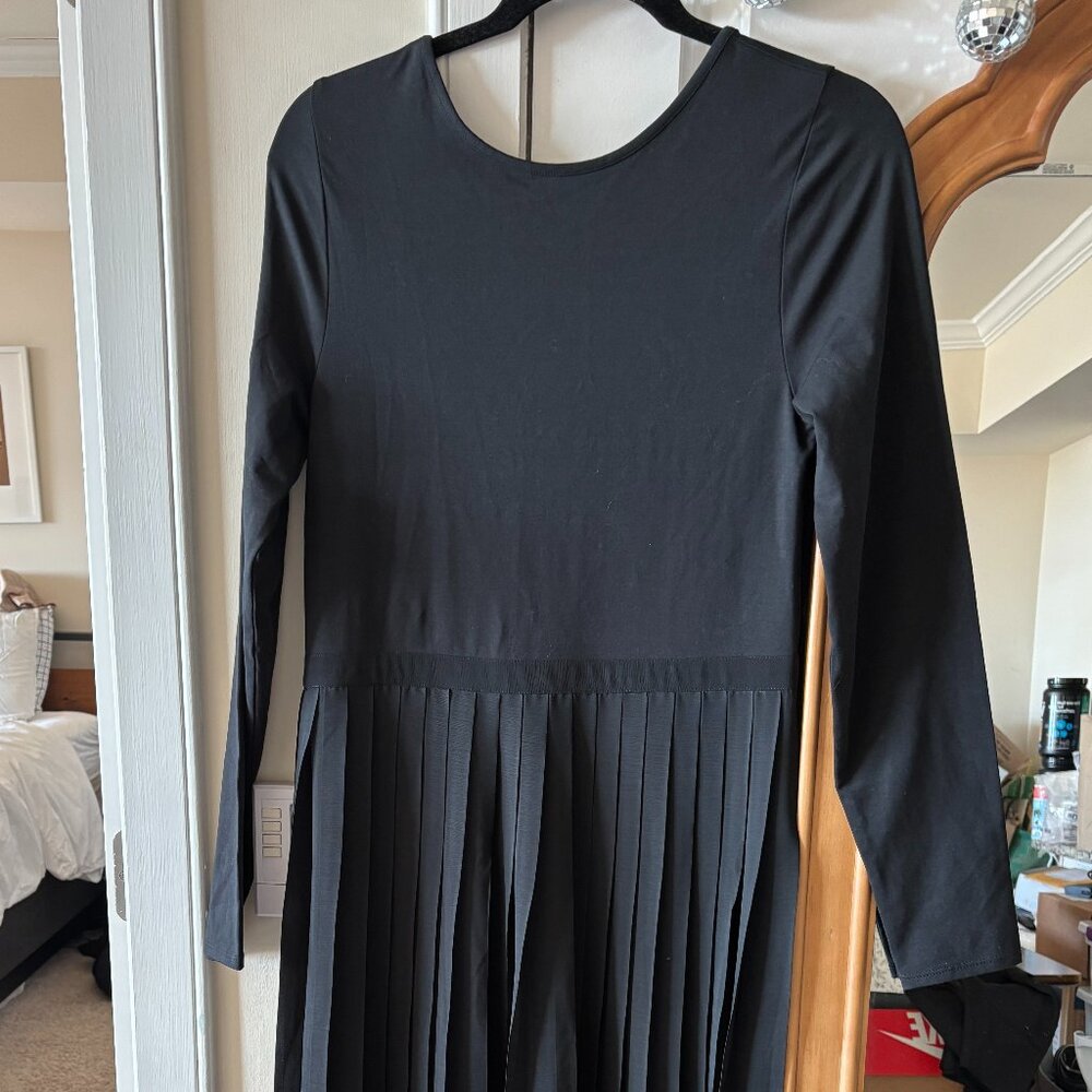 J.Crew Pleated ballet dress in stretch cotton blend